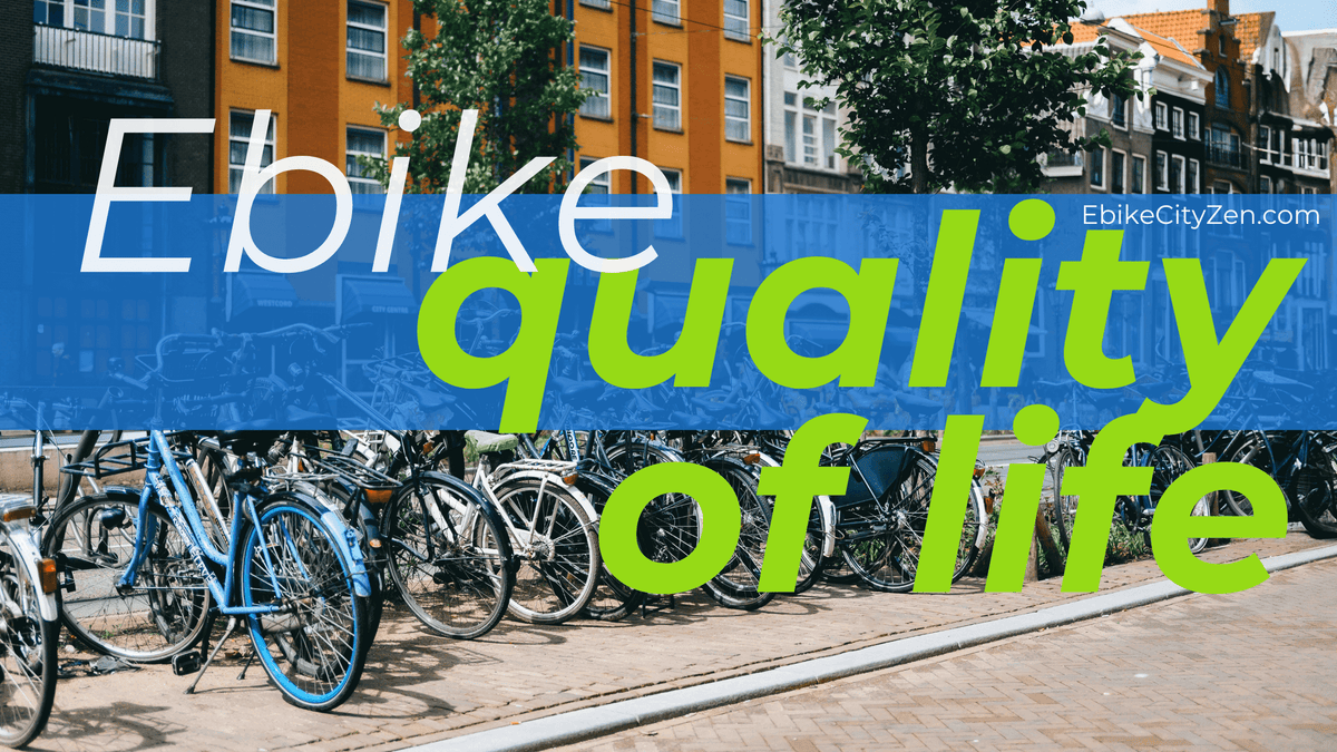 Image for blog post showing ebikes in a neighborhood setting