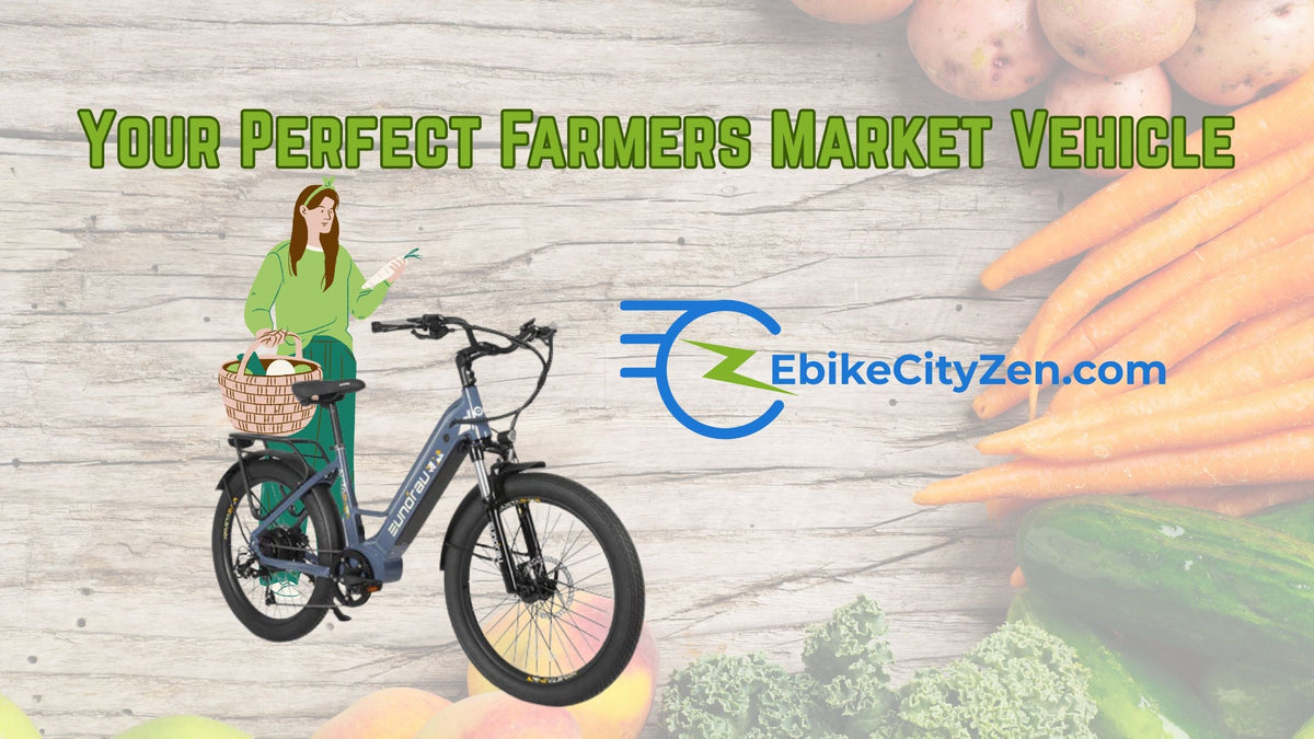 EbikeCityZen offers your perfect farmers market vehicle