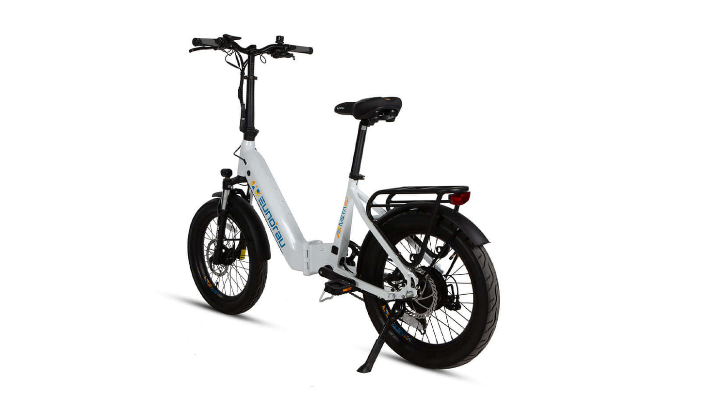 EUNORAU META Foldable ebike rear qtr view