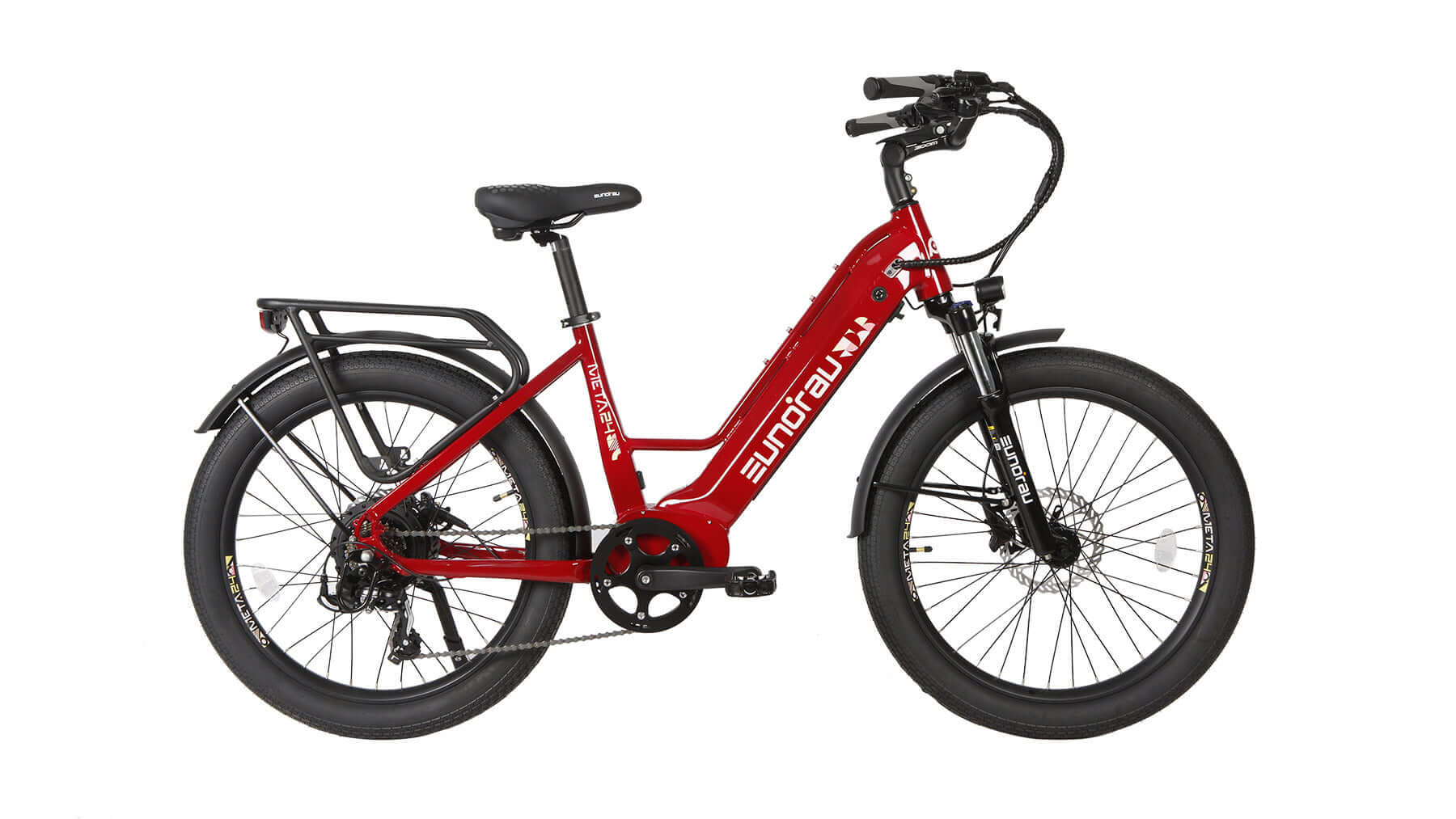 EUNORAU META Ebike red side view