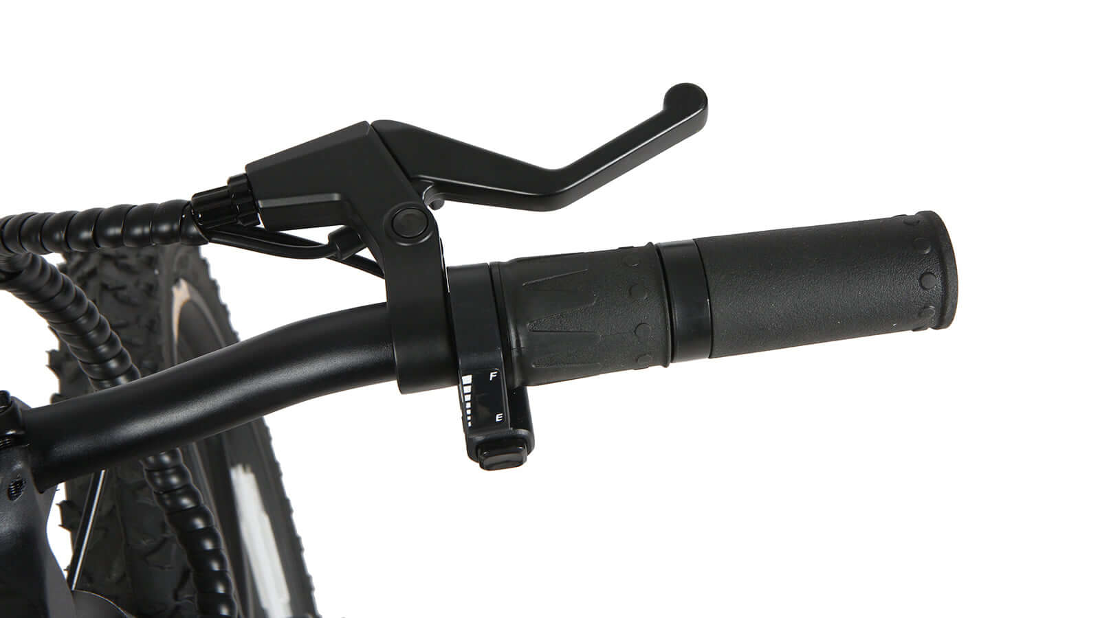 EUNORAU EKIDS-20 ebike brake lever detail