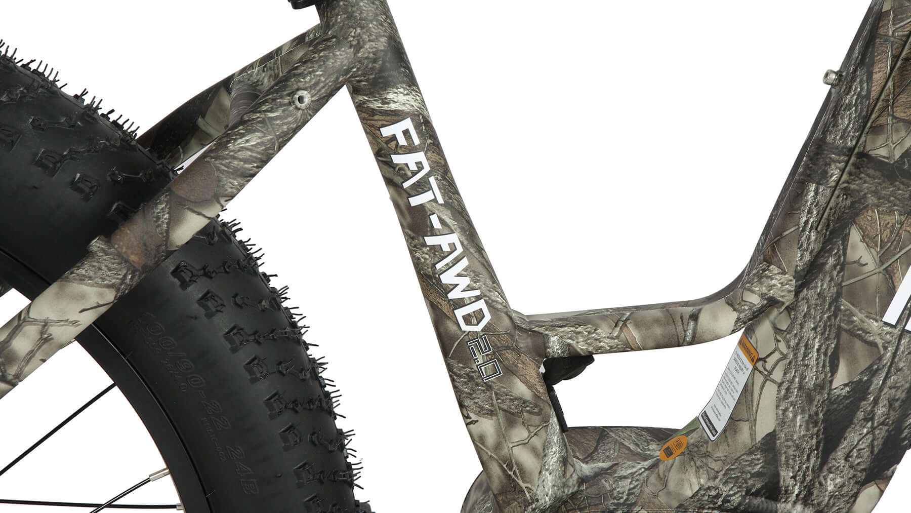 EUNORAU FAT-AWD 2.0 Ebike frame detail