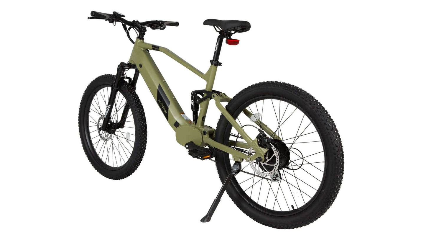 EUNORAU DEFENDER ebike rear qtr view