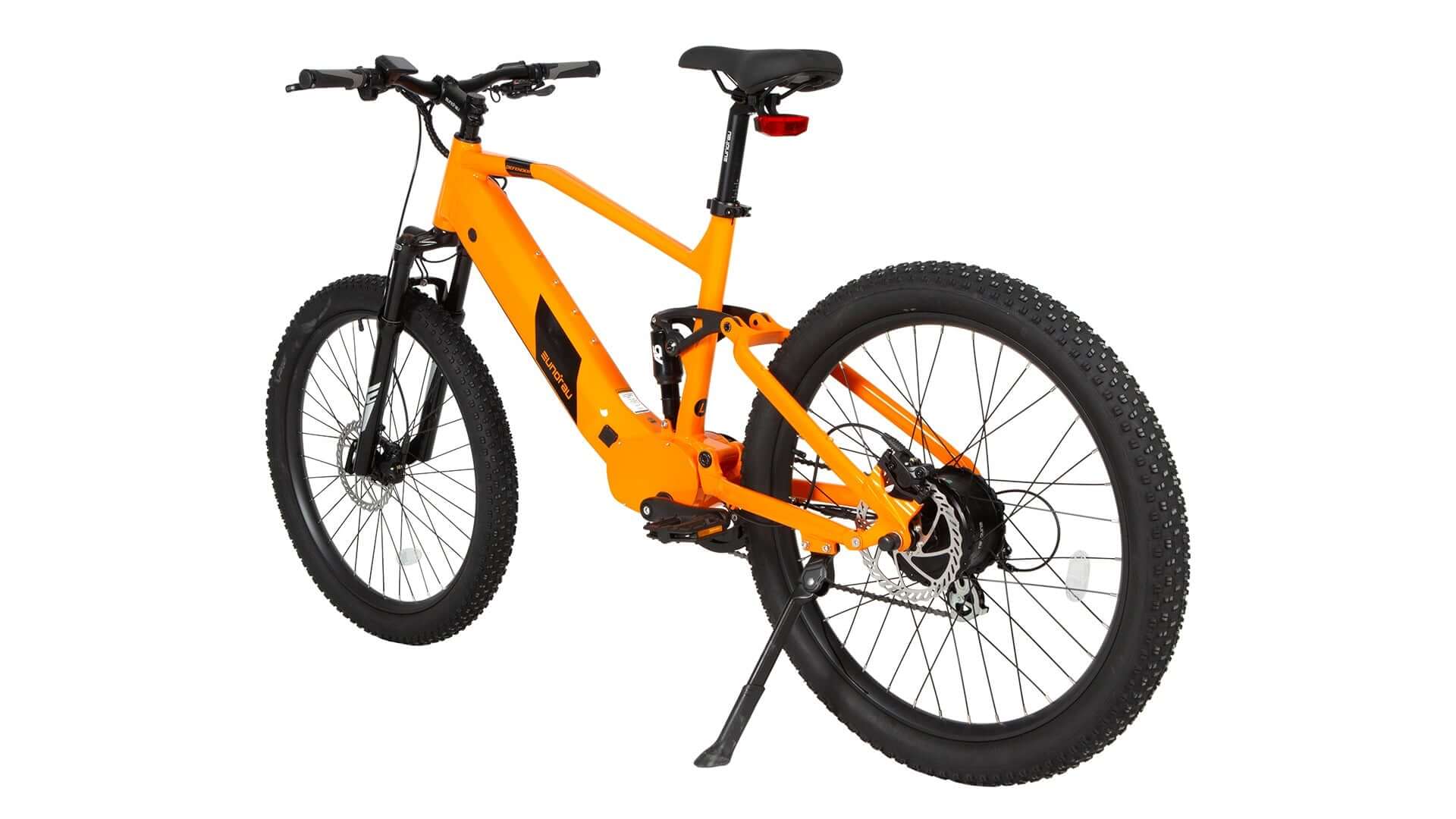 EUNORAU DEFENDER ebike rear qtr view