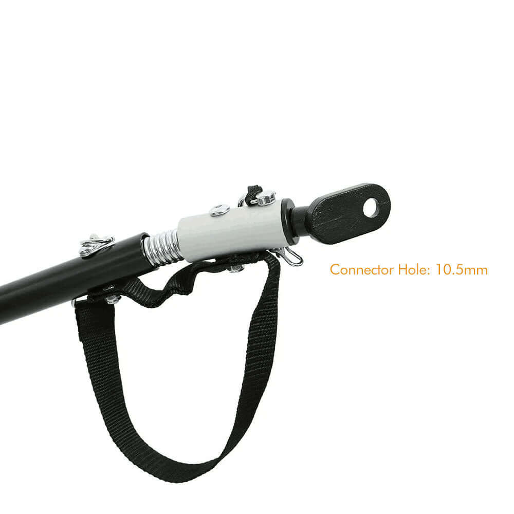 Two Wheel Ebike Trailer hitch point detail close up photo