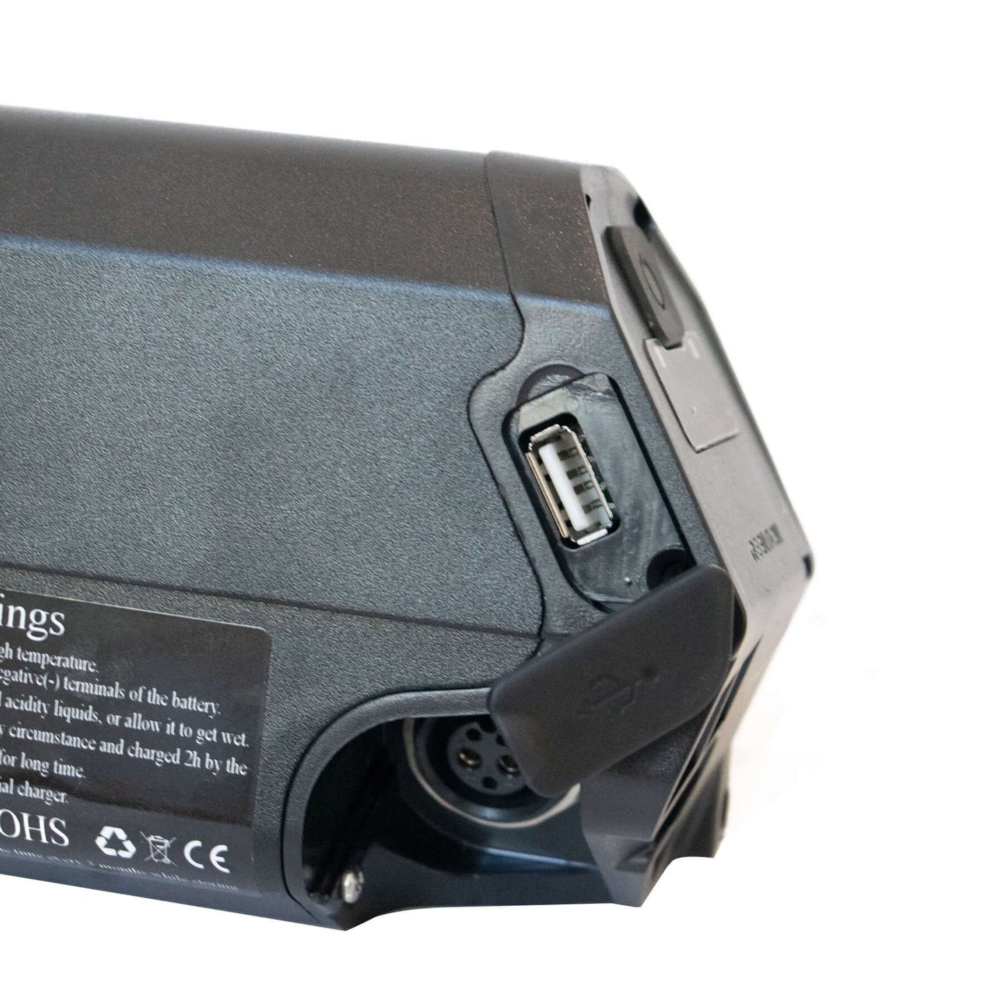 Extra Battery for Eunorau MAX-CARGO & G30-Cargo EBikes  charging port detail