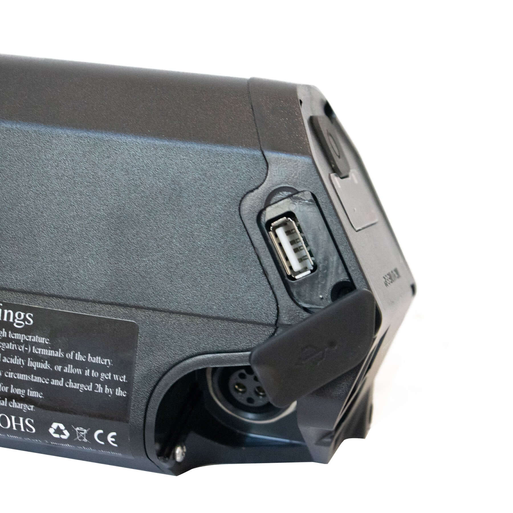 Extra Battery for Eunorau MAX-CARGO & G30-Cargo EBikes  charging port detail