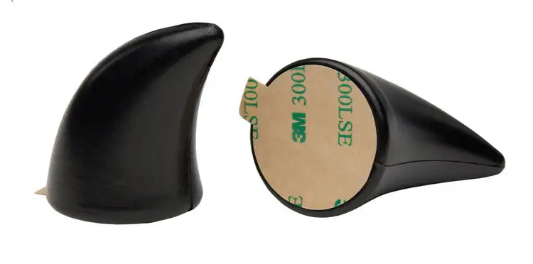 helmet flair softeez black devil horns close up