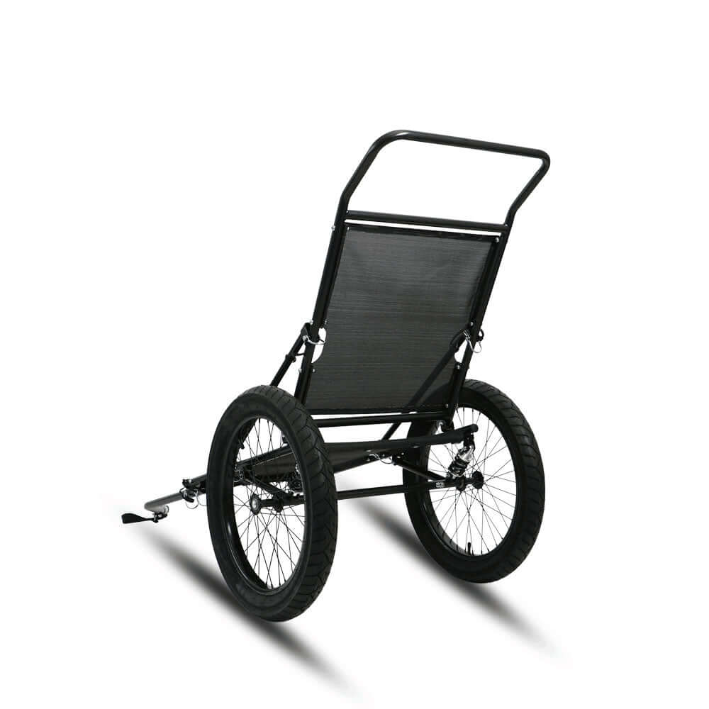 Two Wheel Ebike Trailer rear qtr view