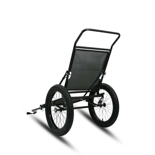 Two Wheel Ebike Trailer rear qtr view