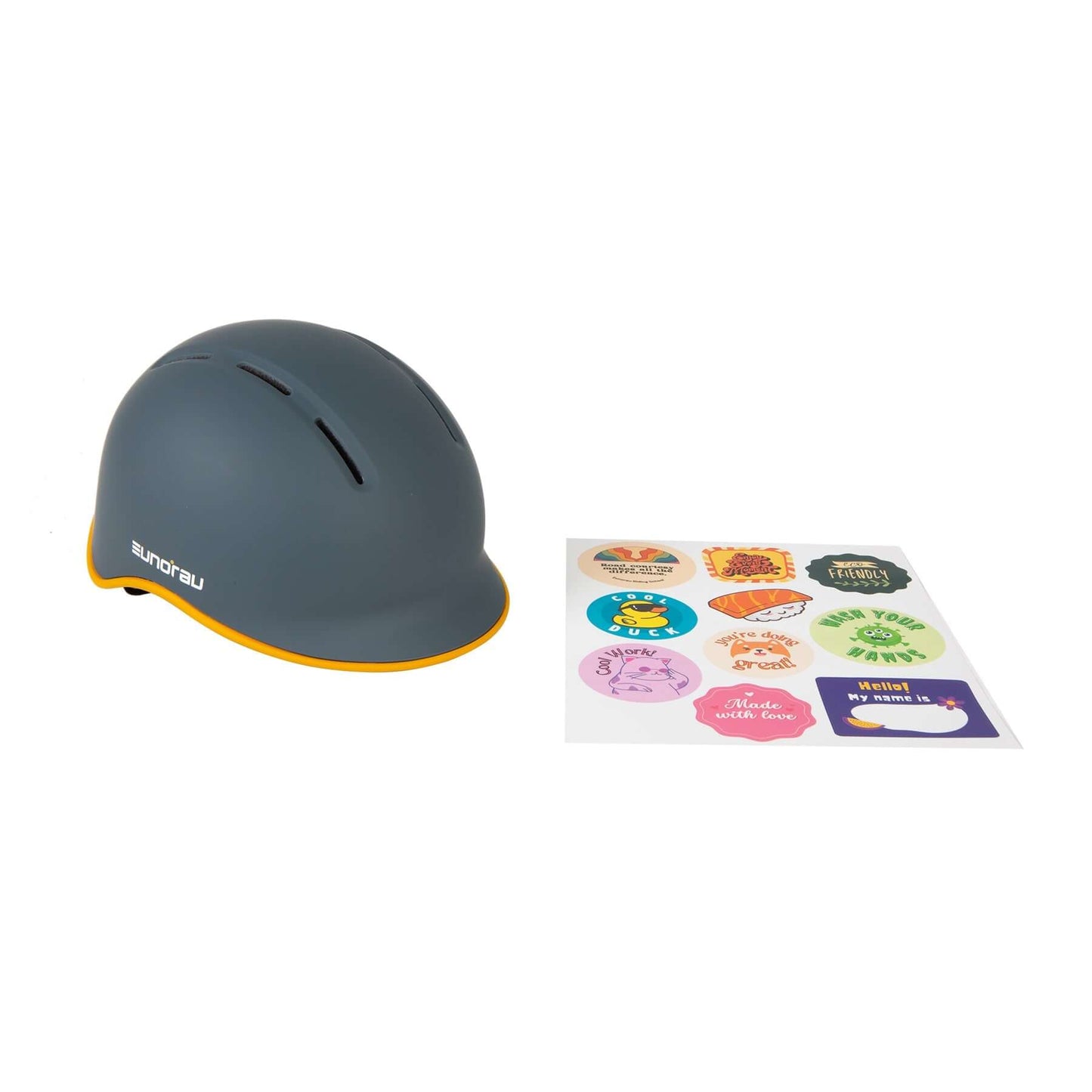 EUNORAU Genesis JR. Bike Helmet for Kids with stickers