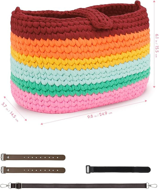 Woven Handlebar Bike Basket | Doubles as a Shoulder Bag