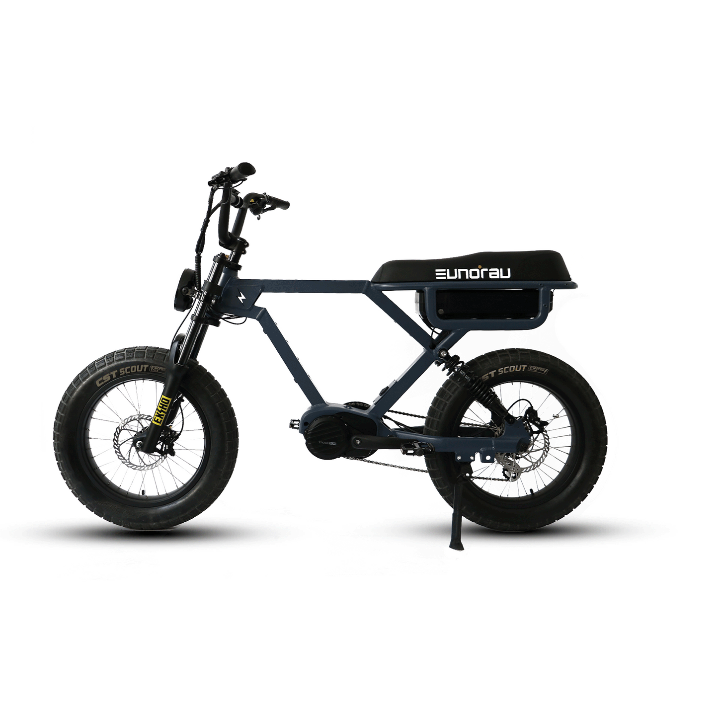EUNORAU FLASH Fender and Lampshade Kit shown installed on Flash Ebike with other accessories