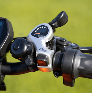 EUNORAU G30-CARGO ebike handlebar thumb shifter and controls