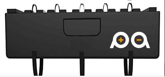 Eunorau ebike pick-up truck pad detail view