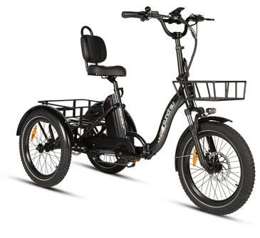 EUNORAU ONE-TRIKE black front qtr view