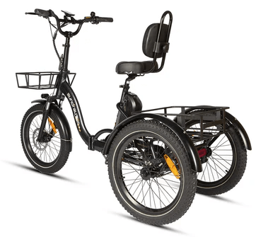 EUNORAU ONE-TRIKE black rear qtr view