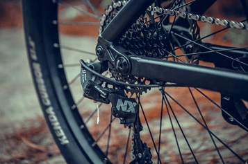 EUNORAU SPECTER-ST 2024 step-through all terrain Ebike rear wheel detail