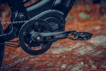 EUNORAU SPECTER-ST 2024 step-through all terrain Ebike Bafang mid-drive motor detail