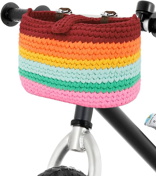 Woven Handlebar Bike Basket | Doubles as a Shoulder Bag