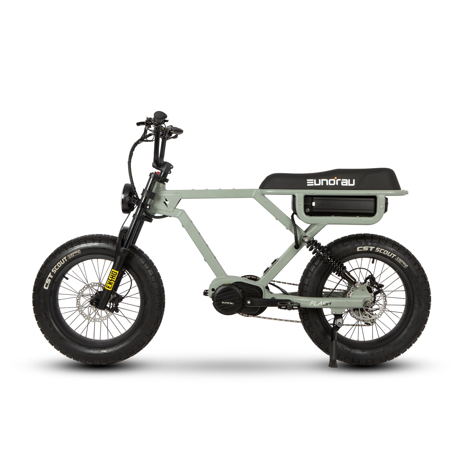 EUNORAU FLASH stylish ebike available in mid drive rear hub drive and all wheel drive