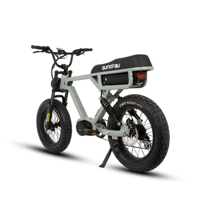 EUNORAU FLASH stylish ebike available in mid drive rear hub drive and all wheel drive