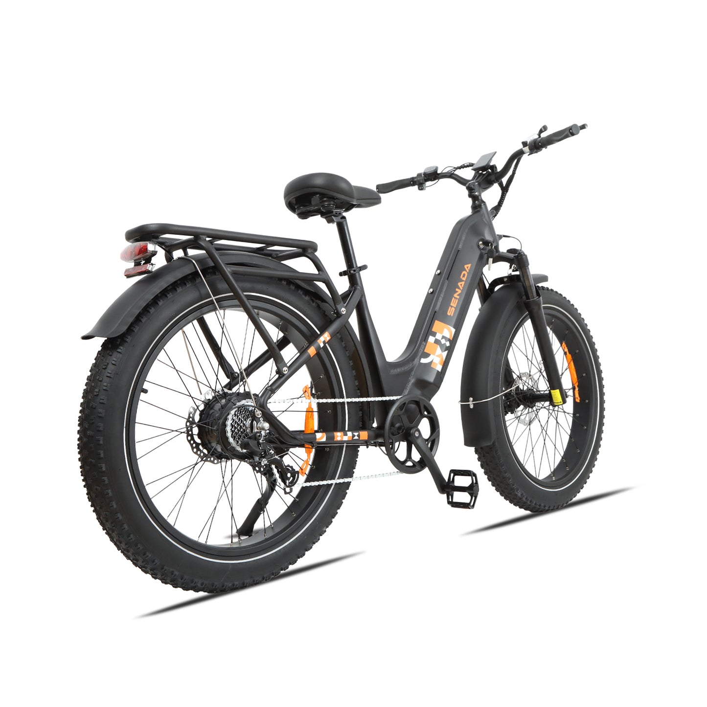 SENADA MAYOR Premium All-terrain Fat Tire EBike rear view