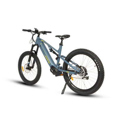 EUNORAU URUS 500W mid drive ebike with full suspension and torque sensor pedal assist