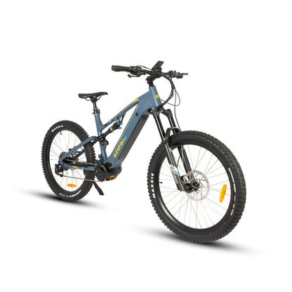 EUNORAU URUS 500W mid drive ebike with full suspension and torque sensor pedal assist