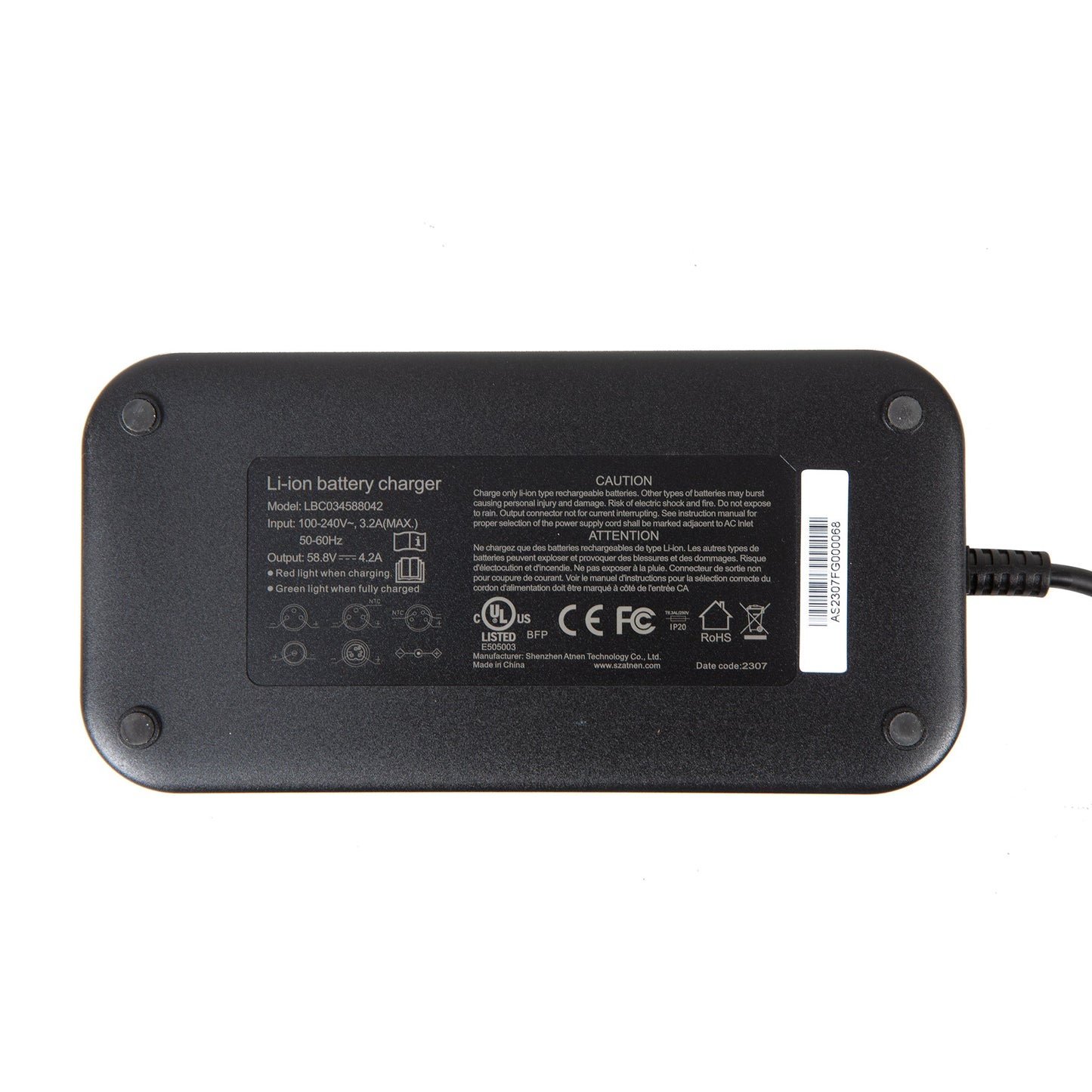 Extra Fast Charger for Eunorau FLASH Ebike - 52V4A