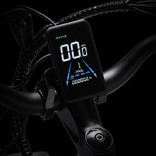 SENADA MAYOR Premium All-terrain Fat Tire EBike LCD display screen