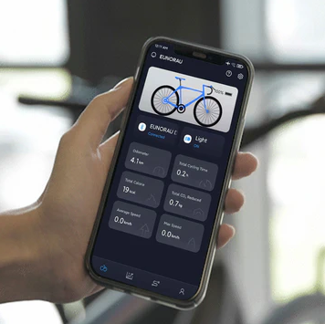 EUNORAU META275 ebike connected phone app