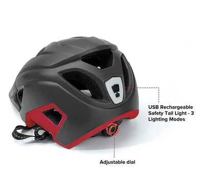 Bike Helmet with Removable Magnetic Goggles